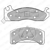 Комплект тормозных колодок (DELPHI: LP1260)