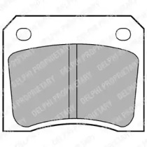 Комплект тормозных колодок (DELPHI: LP133)