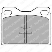 Комплект тормозных колодок (DELPHI: LP145)