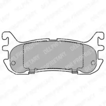 Комплект тормозных колодок (DELPHI: LP1452)