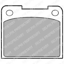 Комплект тормозных колодок (DELPHI: LP15)
