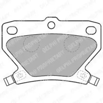 Комплект тормозных колодок (DELPHI: LP1513)
