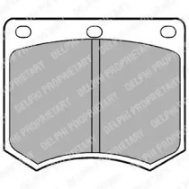 Комплект тормозных колодок (DELPHI: LP154)