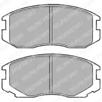 Комплект тормозных колодок (DELPHI: LP1594)