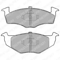 Комплект тормозных колодок (DELPHI: LP1601)