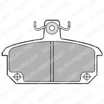 Комплект тормозных колодок (DELPHI: LP168)