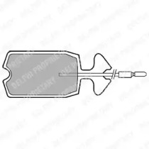Комплект тормозных колодок (DELPHI: LP176)