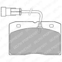 Комплект тормозных колодок (DELPHI: LP1775)