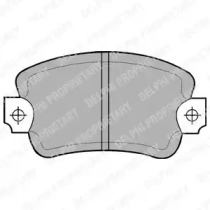 Комплект тормозных колодок (DELPHI: LP197)