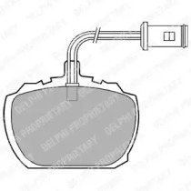 Комплект тормозных колодок (DELPHI: LP216)