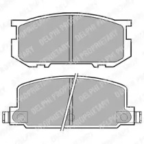 Комплект тормозных колодок (DELPHI: LP220)