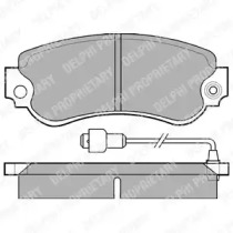 Комплект тормозных колодок (DELPHI: LP232)