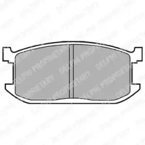 Комплект тормозных колодок (DELPHI: LP234)