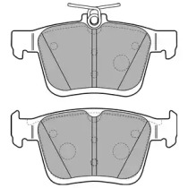Комплект тормозных колодок (DELPHI: LP2490)