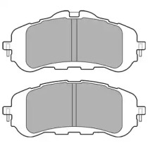 Комплект тормозных колодок (DELPHI: LP2506)
