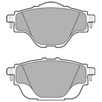 Комплект тормозных колодок (DELPHI: LP2509)