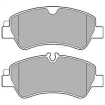 Комплект тормозных колодок (DELPHI: LP2662)