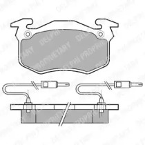 Комплект тормозных колодок (DELPHI: LP382)