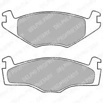 Комплект тормозных колодок (DELPHI: LP420)