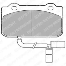 Комплект тормозных колодок (DELPHI: LP432)