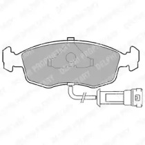 Комплект тормозных колодок (DELPHI: LP457)