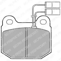 Комплект тормозных колодок (DELPHI: LP485)