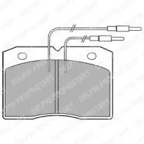 Комплект тормозных колодок (DELPHI: LP501)