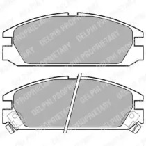 Комплект тормозных колодок (DELPHI: LP525)