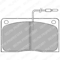 Комплект тормозных колодок (DELPHI: LP568)