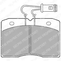 Комплект тормозных колодок (DELPHI: LP580)