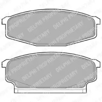 Комплект тормозных колодок (DELPHI: LP610)