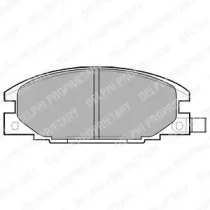 Комплект тормозных колодок (DELPHI: LP629)