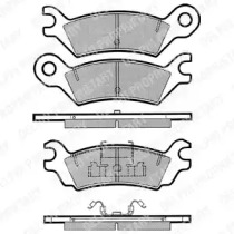 Комплект тормозных колодок (DELPHI: LP631)