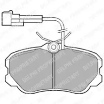 Комплект тормозных колодок (DELPHI: LP644)