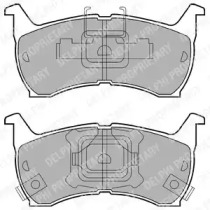 Комплект тормозных колодок (DELPHI: LP663)