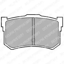 Комплект тормозных колодок (DELPHI: LP678)