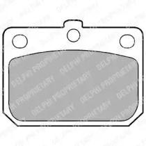 Комплект тормозных колодок (DELPHI: LP74)