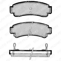 Комплект тормозных колодок (DELPHI: LP807)