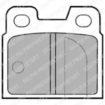 Комплект тормозных колодок (DELPHI: LP83)