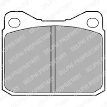 Комплект тормозных колодок (DELPHI: LP84)