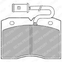 Комплект тормозных колодок (DELPHI: LP863)