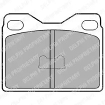 Комплект тормозных колодок (DELPHI: LP88)