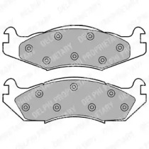 Комплект тормозных колодок (DELPHI: LP889)
