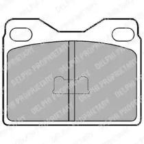 Комплект тормозных колодок (DELPHI: LP89)
