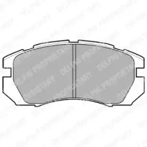 Комплект тормозных колодок (DELPHI: LP930)