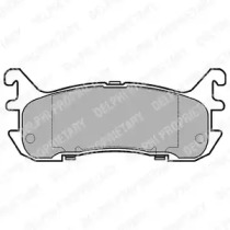 Комплект тормозных колодок (DELPHI: LP932)