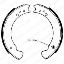 Комлект тормозных накладок (DELPHI: LS1089)