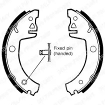 Комлект тормозных накладок (DELPHI: LS1438)