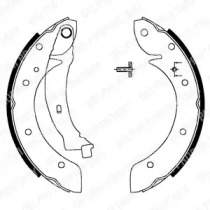 Комлект тормозных накладок (DELPHI: LS1716)