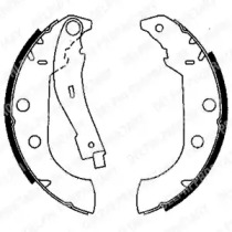 Комлект тормозных накладок (DELPHI: LS1833)